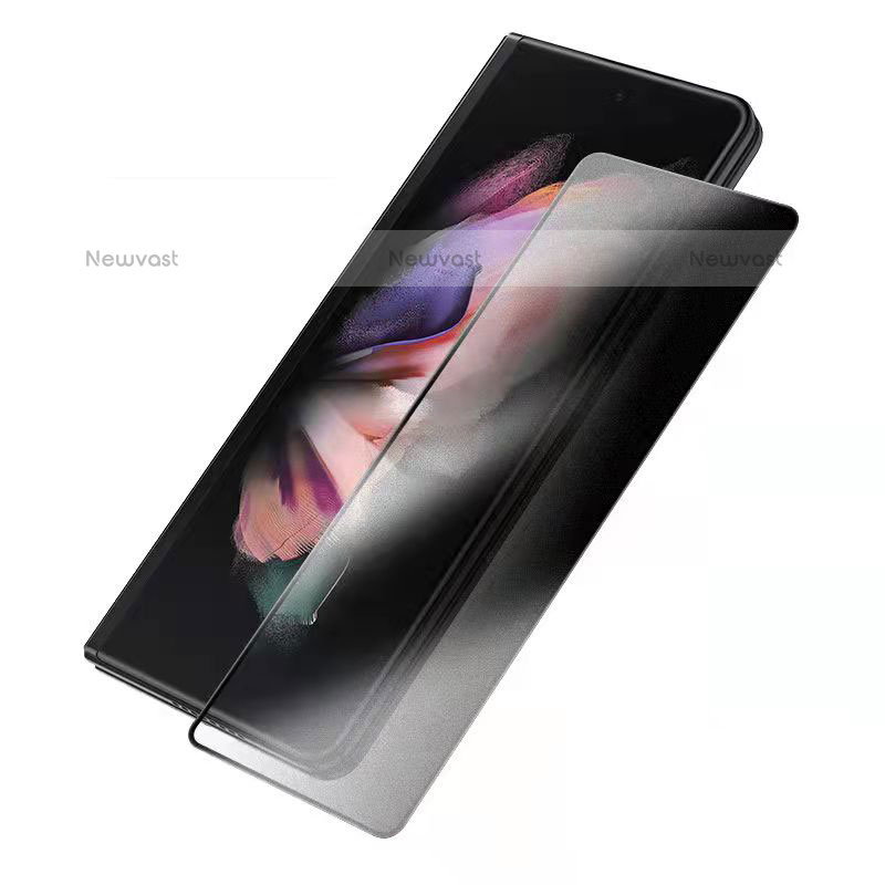 Tempered Glass Anti-Spy Screen Protector Film S01 for Samsung Galaxy Z Fold3 5G Clear