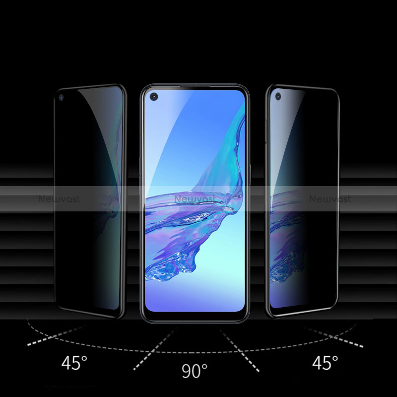 Tempered Glass Anti-Spy Screen Protector Film S03 for Oppo A74 5G Clear