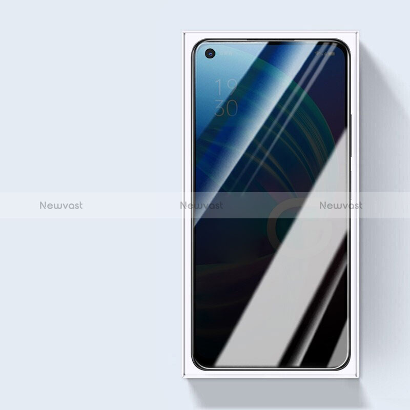 Tempered Glass Anti-Spy Screen Protector Film S08 for Oppo A74 5G Clear