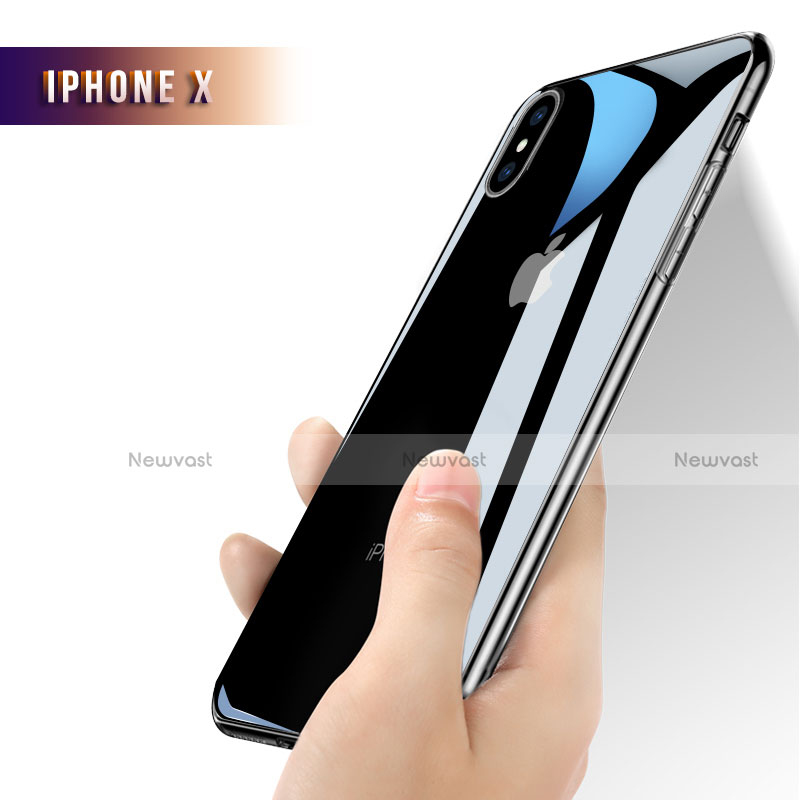 Tempered Glass Back Protector Film B08 for Apple iPhone Xs Clear