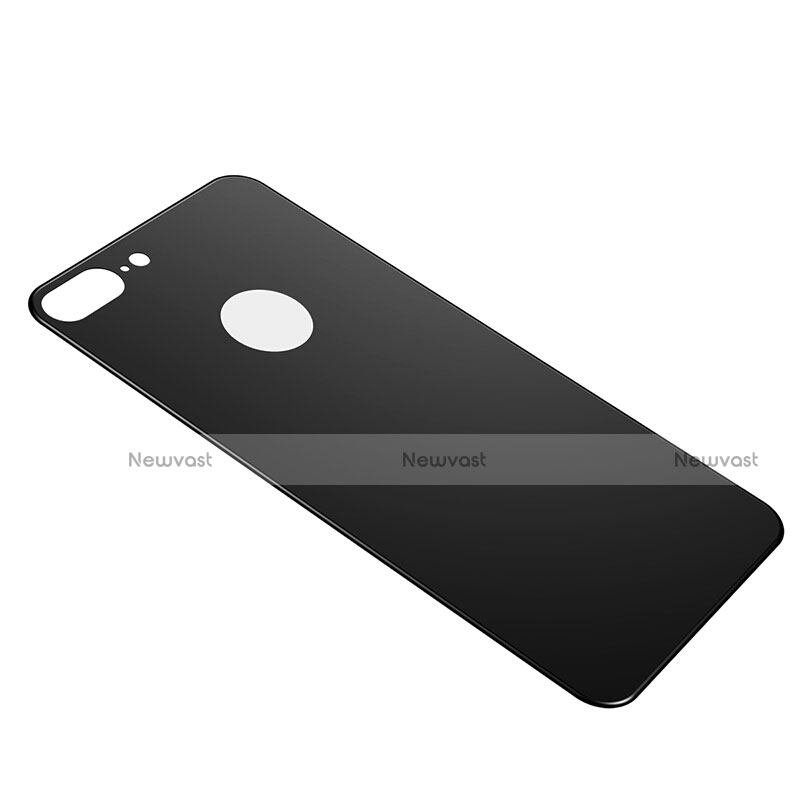 Tempered Glass Back Protector Film for Apple iPhone 7 Plus Black