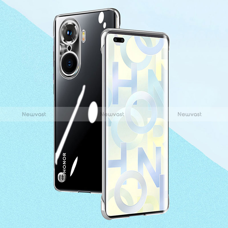 Transparent Crystal Frameless Hard Case Back Cover for Huawei Honor 60 5G