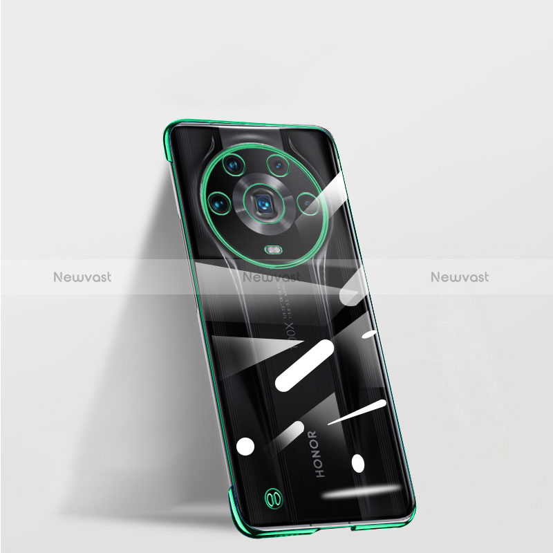 Transparent Crystal Frameless Hard Case Back Cover for Huawei Honor Magic4 Ultimate 5G Green