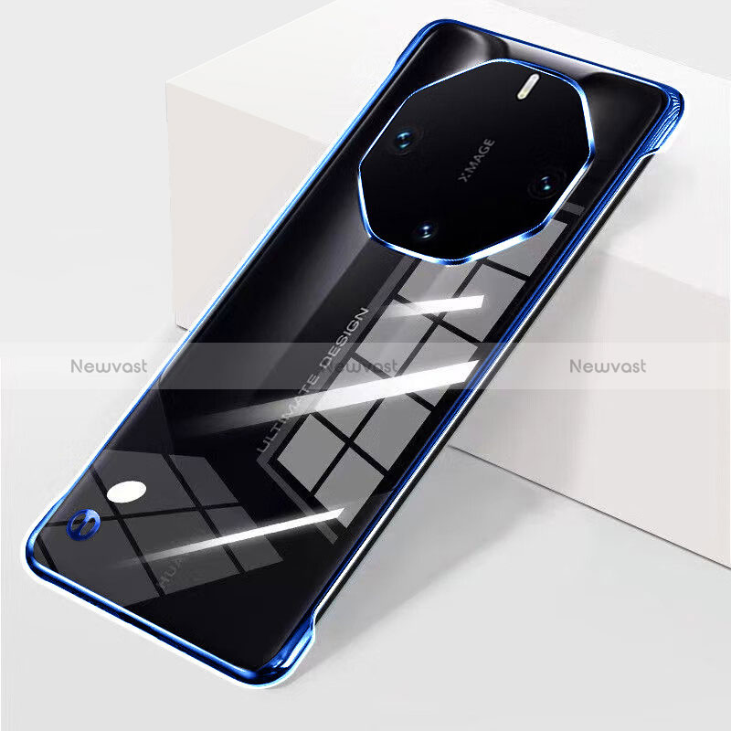 Transparent Crystal Frameless Hard Case Back Cover for Huawei Mate 60 RS Ultimate