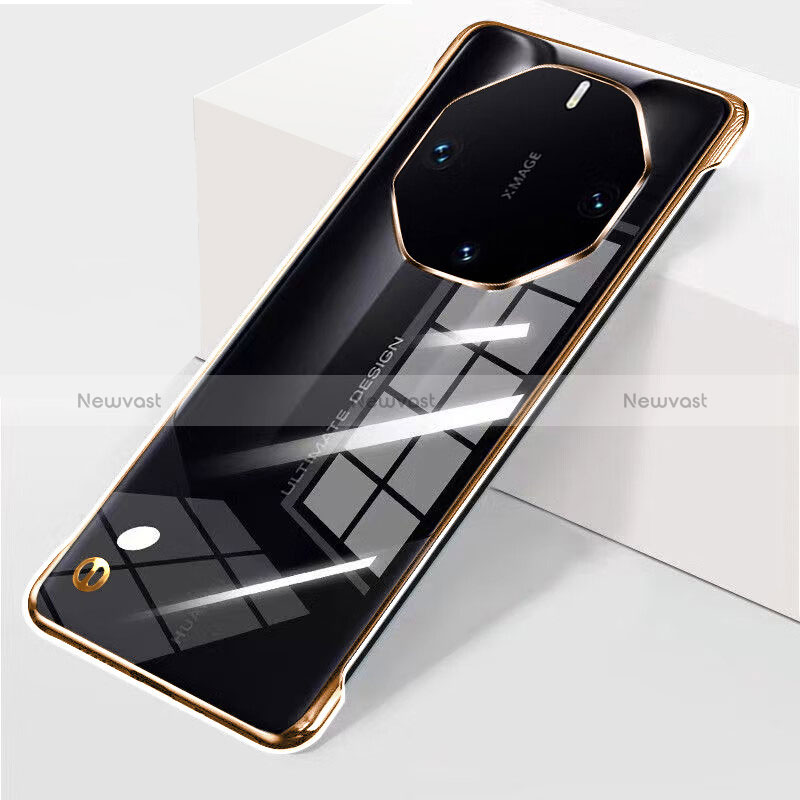 Transparent Crystal Frameless Hard Case Back Cover for Huawei Mate 60 RS Ultimate