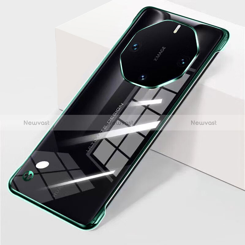 Transparent Crystal Frameless Hard Case Back Cover for Huawei Mate 60 RS Ultimate