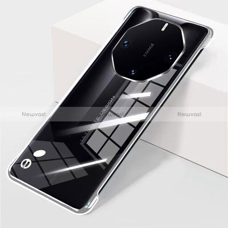 Transparent Crystal Frameless Hard Case Back Cover for Huawei Mate 60 RS Ultimate Clear