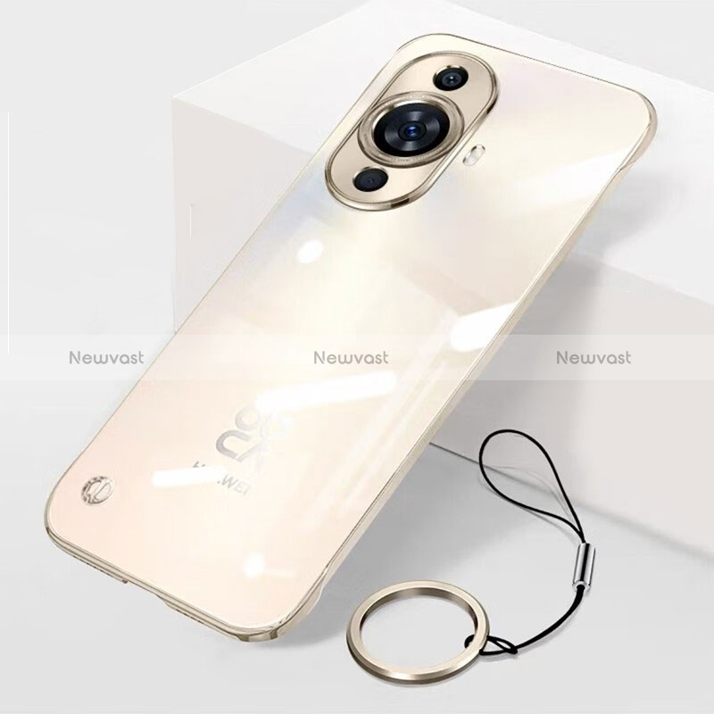 Transparent Crystal Frameless Hard Case Back Cover for Huawei Nova 11 Gold