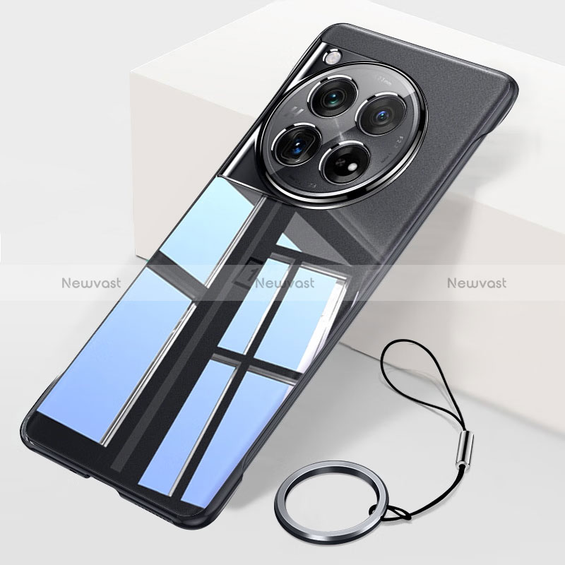 Transparent Crystal Frameless Hard Case Back Cover for OnePlus 12R 5G