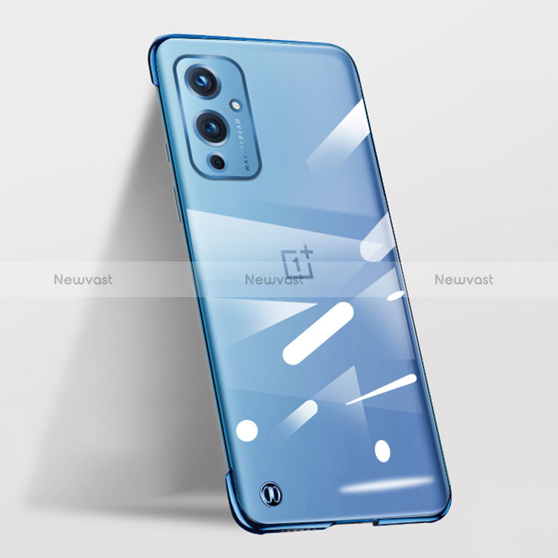 Transparent Crystal Frameless Hard Case Back Cover for OnePlus 9 5G