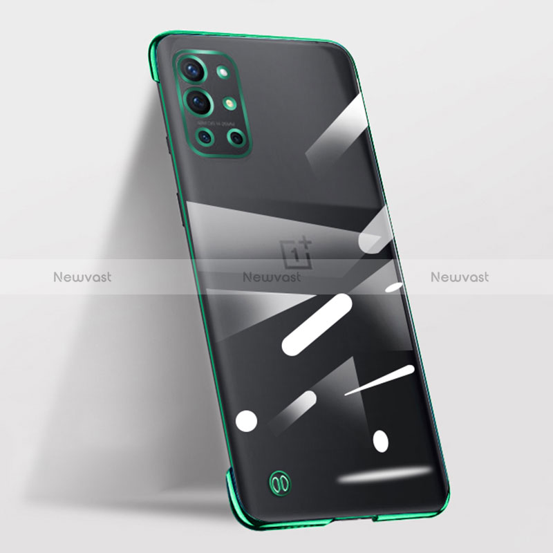 Transparent Crystal Frameless Hard Case Back Cover for OnePlus 9R 5G Green