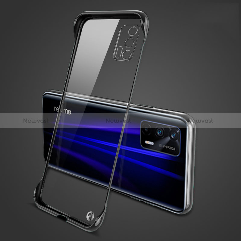 Transparent Crystal Frameless Hard Case Back Cover for Realme GT 5G