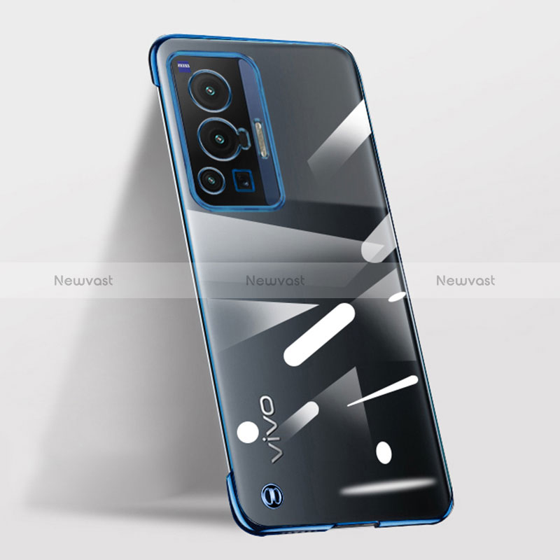Transparent Crystal Frameless Hard Case Back Cover for Vivo X70 Pro 5G