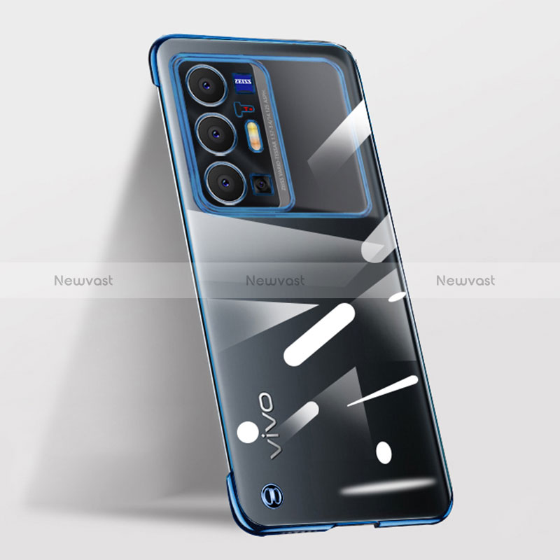 Transparent Crystal Frameless Hard Case Back Cover for Vivo X70 Pro+ Plus 5G