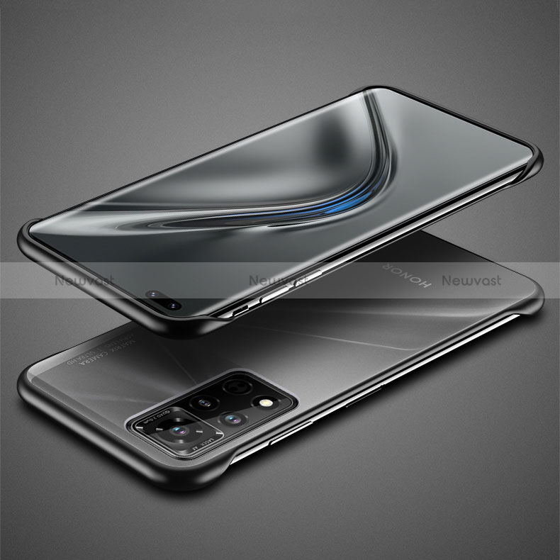 Transparent Crystal Frameless Hard Case Back Cover H01 for Huawei Honor V40 5G