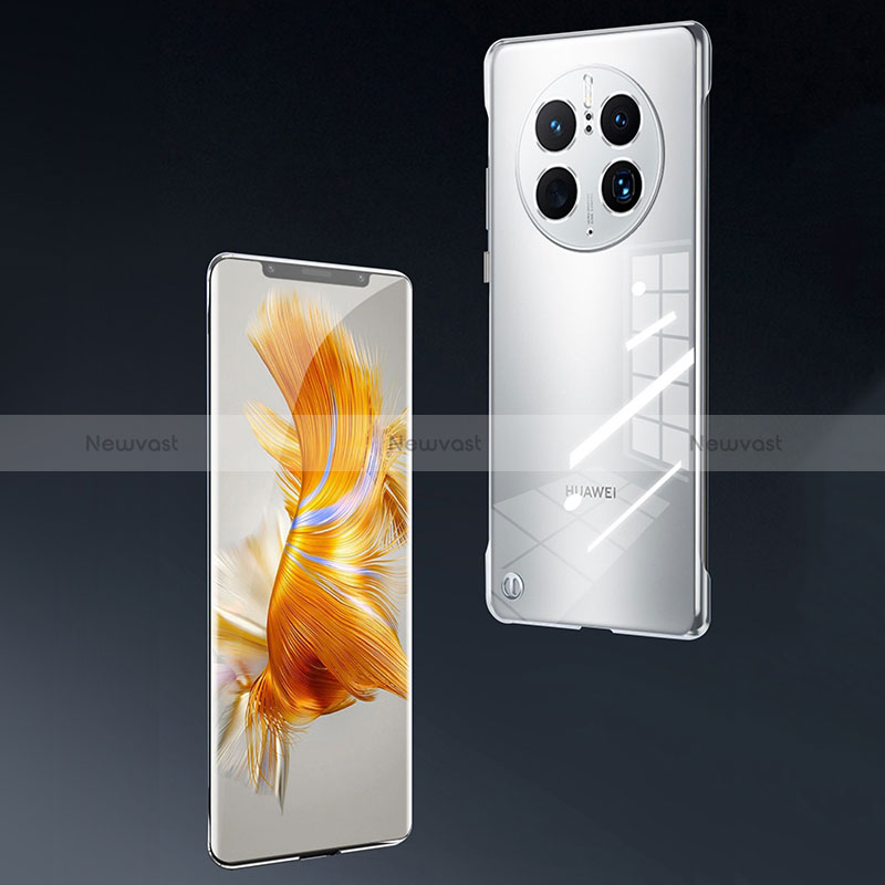 Transparent Crystal Frameless Hard Case Back Cover H01 for Huawei Mate 50 Pro