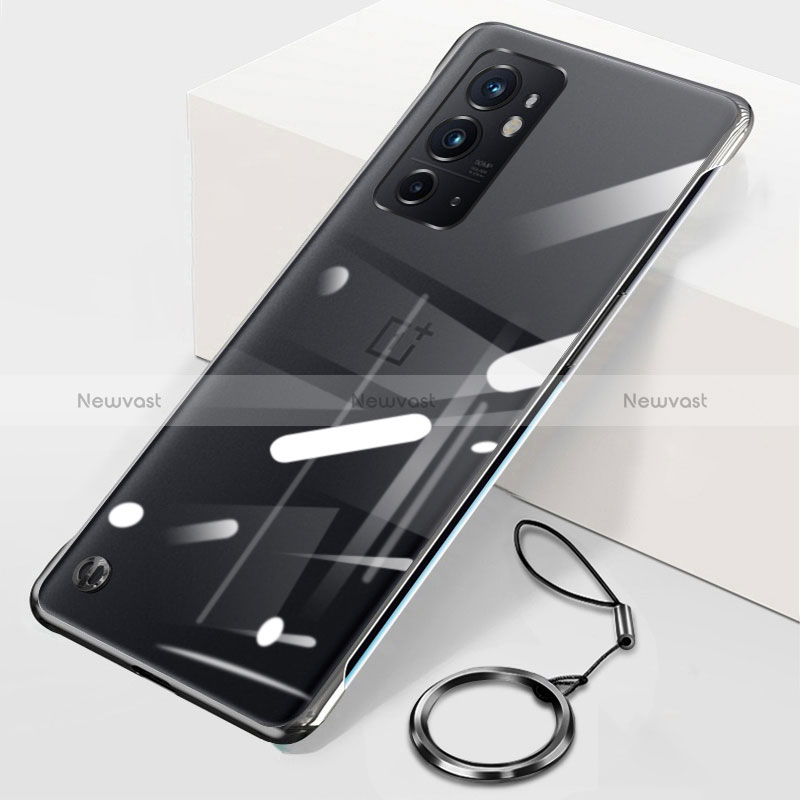 Transparent Crystal Frameless Hard Case Back Cover H01 for OnePlus 9RT 5G