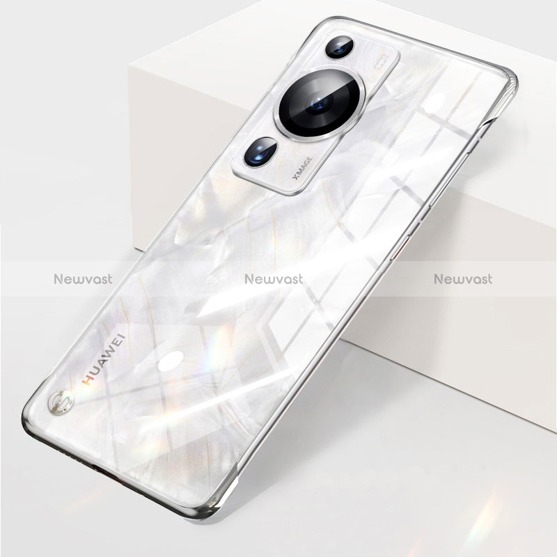 Transparent Crystal Frameless Hard Case Back Cover H03 for Huawei P60 Pro