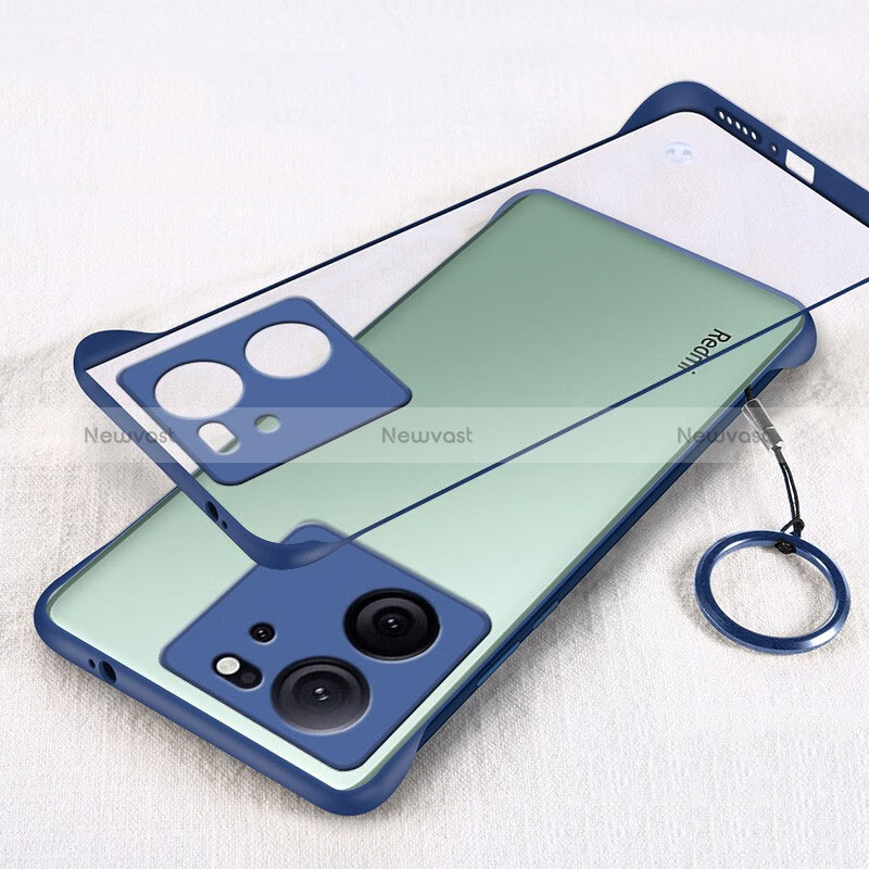 Transparent Crystal Frameless Hard Case Back Cover H03 for Xiaomi Mi 13T 5G