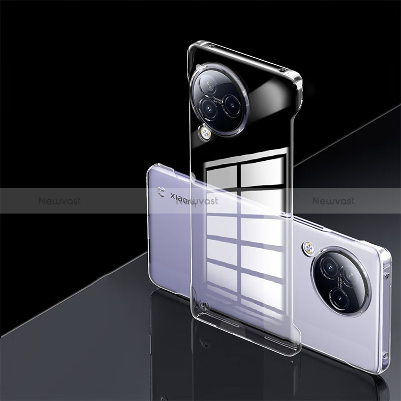 Transparent Crystal Frameless Hard Case Back Cover T02 for Xiaomi Civi 3 5G Clear