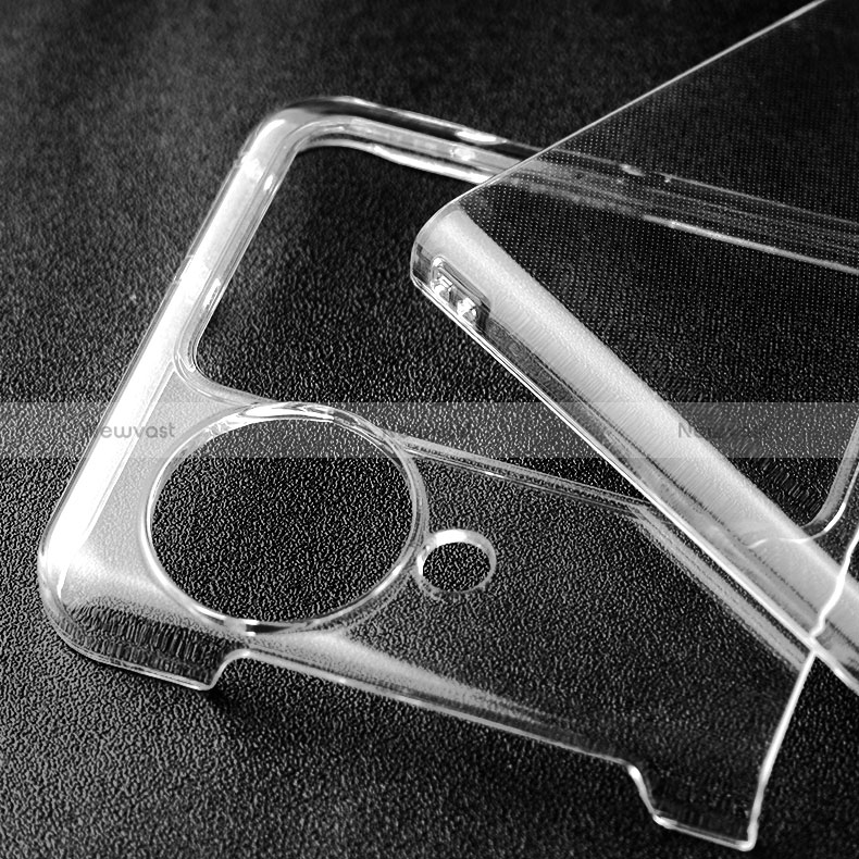 Transparent Crystal Hard Case Back Cover for Oppo Find N3 Flip 5G Clear