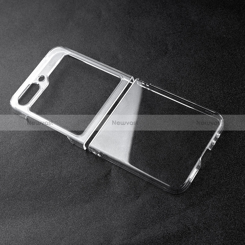 Transparent Crystal Hard Case Back Cover for Samsung Galaxy Z Flip5 5G Clear