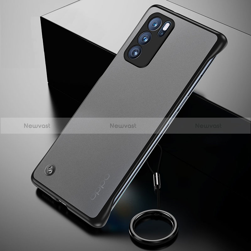 Transparent Crystal Hard Case Back Cover H01 for Oppo Reno6 Pro 5G India