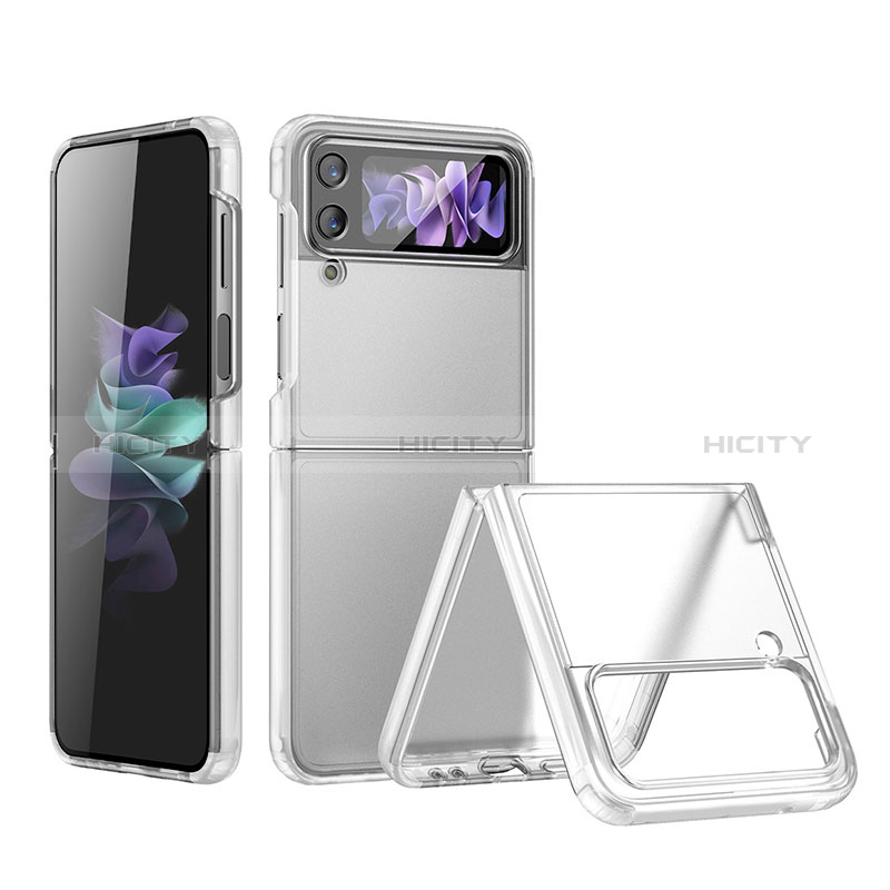 Transparent Crystal Hard Case Back Cover H01 for Samsung Galaxy Z Flip4 5G