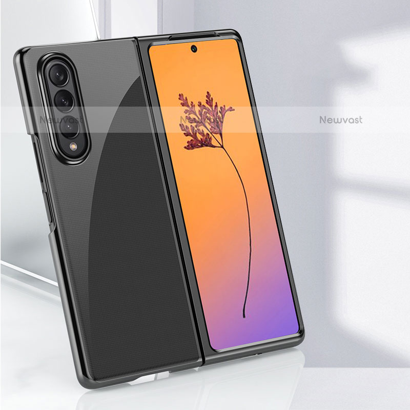 Transparent Crystal Hard Case Back Cover H01 for Samsung Galaxy Z Fold3 5G