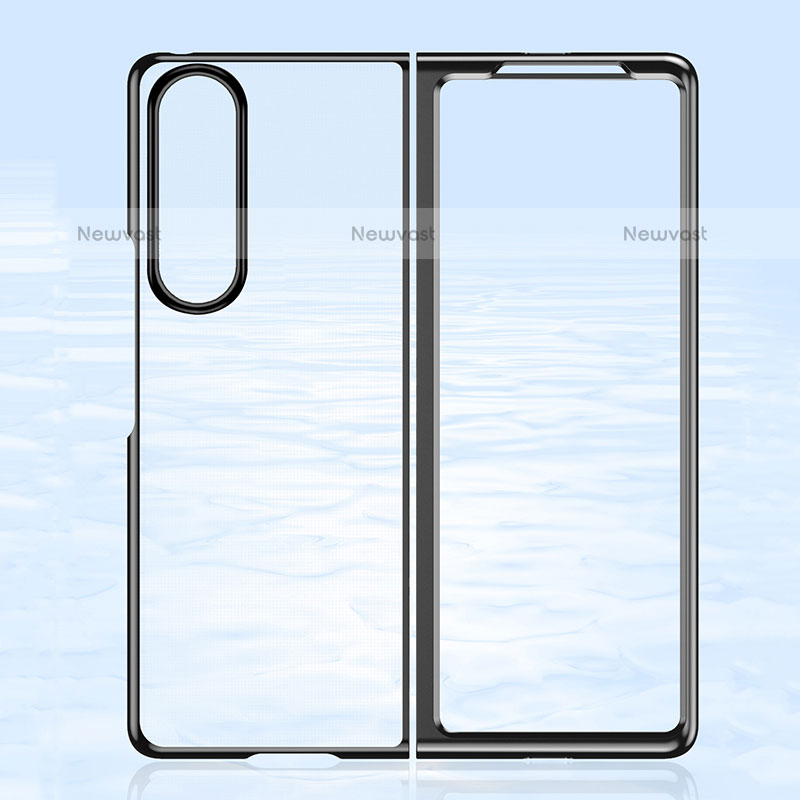 Transparent Crystal Hard Case Back Cover H01 for Samsung Galaxy Z Fold3 5G