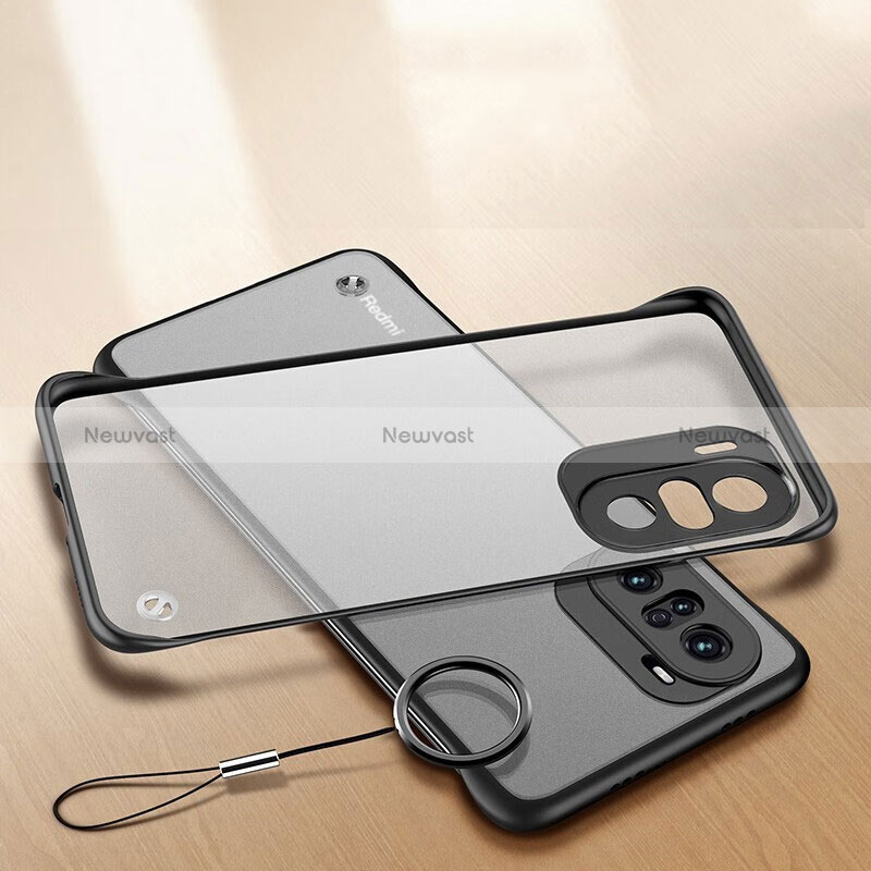 Transparent Crystal Hard Case Back Cover H01 for Xiaomi Redmi K40 Pro 5G