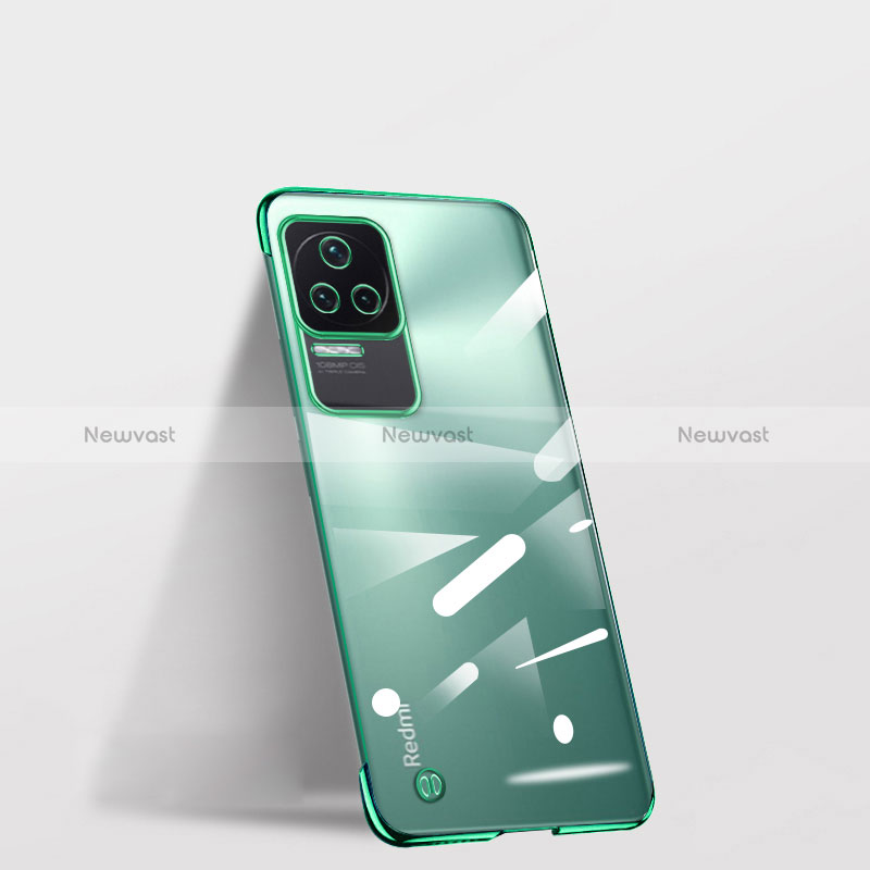 Transparent Crystal Hard Case Back Cover H01 for Xiaomi Redmi K50 Pro 5G Green