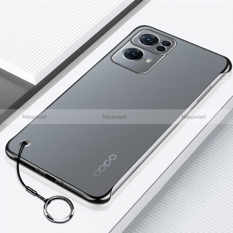 Transparent Crystal Hard Case Back Cover H02 for Oppo Reno7 Pro 5G