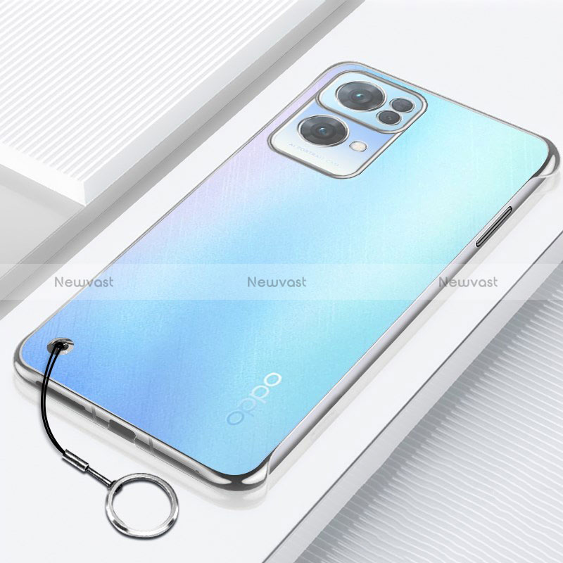 Transparent Crystal Hard Case Back Cover H02 for Oppo Reno7 Pro 5G