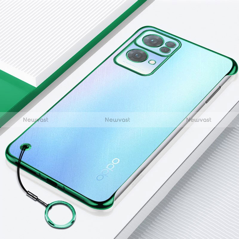 Transparent Crystal Hard Case Back Cover H02 for Oppo Reno7 Pro 5G