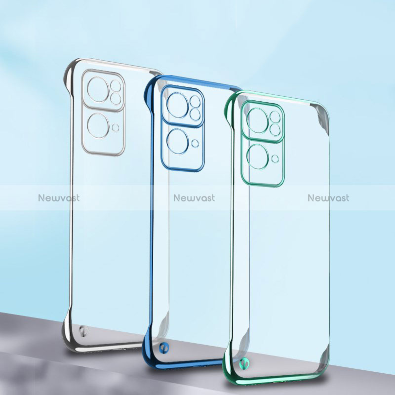 Transparent Crystal Hard Case Back Cover H02 for Oppo Reno7 Pro 5G