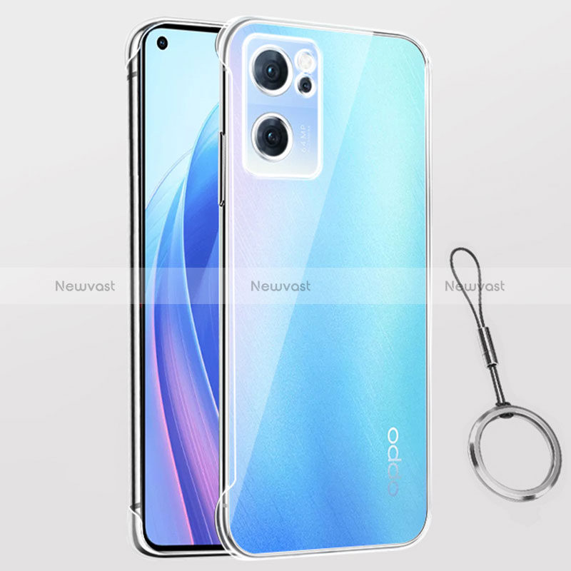 Transparent Crystal Hard Case Back Cover H02 for Oppo Reno7 SE 5G