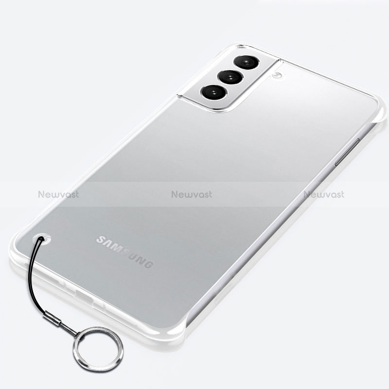 Transparent Crystal Hard Case Back Cover H02 for Samsung Galaxy S22 Plus 5G Clear