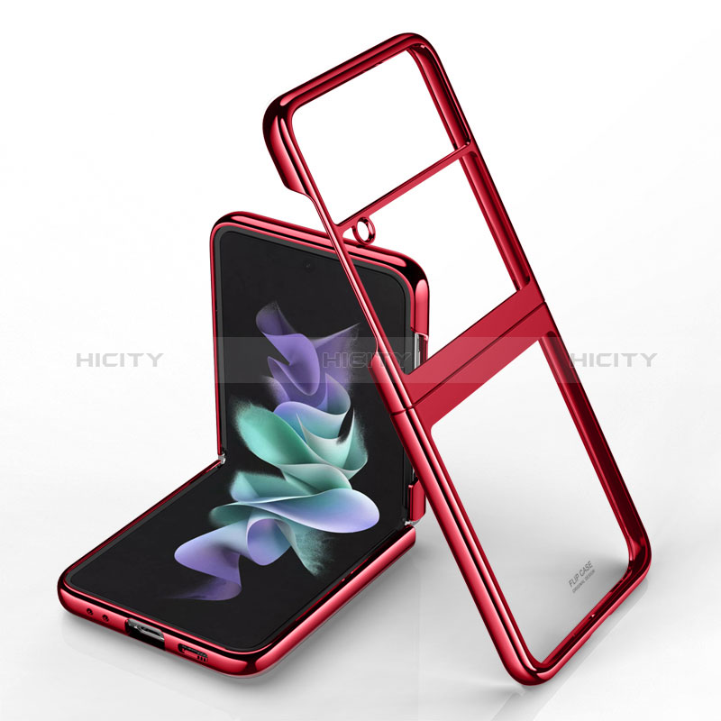 Transparent Crystal Hard Case Back Cover H02 for Samsung Galaxy Z Flip4 5G