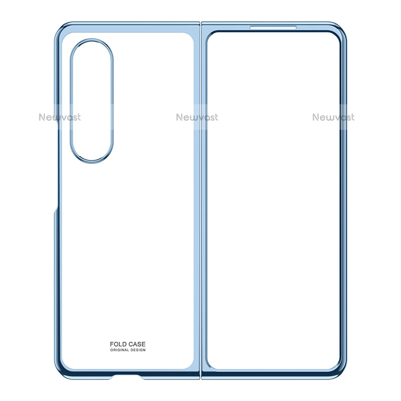 Transparent Crystal Hard Case Back Cover H02 for Samsung Galaxy Z Fold3 5G