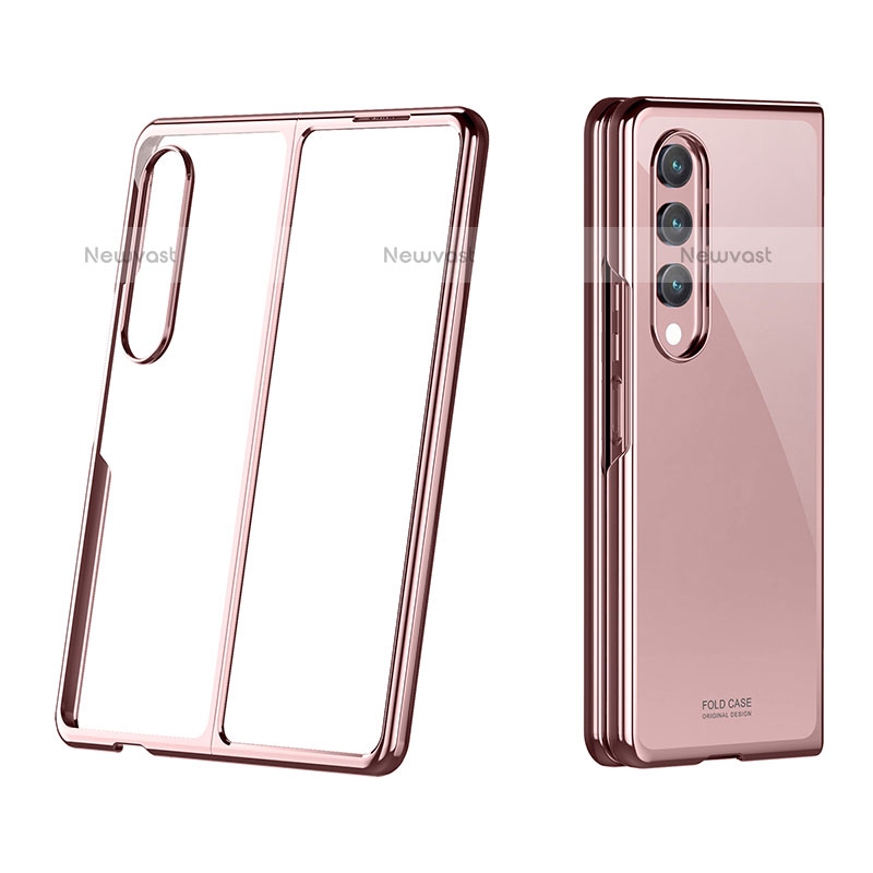 Transparent Crystal Hard Case Back Cover H02 for Samsung Galaxy Z Fold3 5G