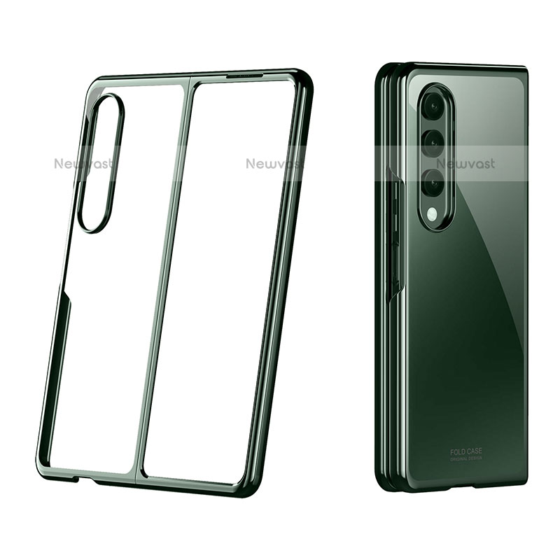 Transparent Crystal Hard Case Back Cover H02 for Samsung Galaxy Z Fold3 5G