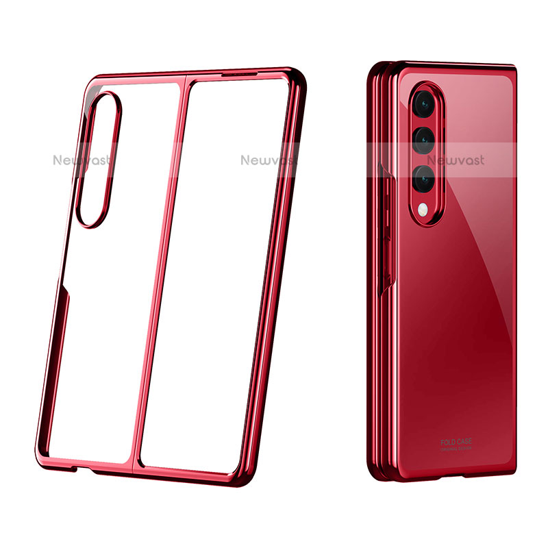 Transparent Crystal Hard Case Back Cover H02 for Samsung Galaxy Z Fold3 5G