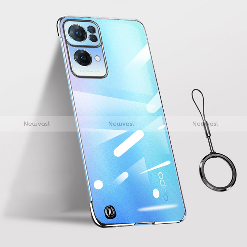 Transparent Crystal Hard Case Back Cover H03 for Oppo Reno7 Pro 5G