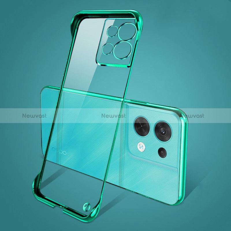 Transparent Crystal Hard Case Back Cover H03 for Oppo Reno8 5G