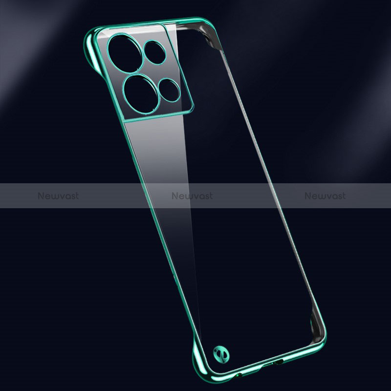 Transparent Crystal Hard Case Back Cover H03 for Oppo Reno8 Pro 5G