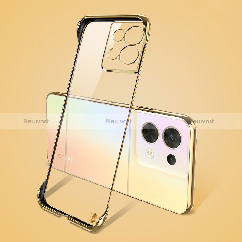 Transparent Crystal Hard Case Back Cover H03 for Oppo Reno9 5G