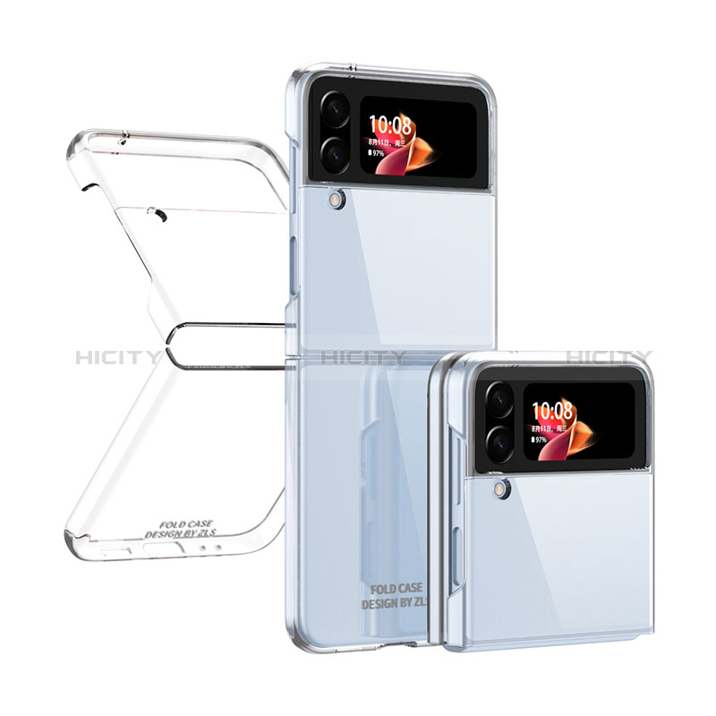 Transparent Crystal Hard Case Back Cover H03 for Samsung Galaxy Z Flip4 5G
