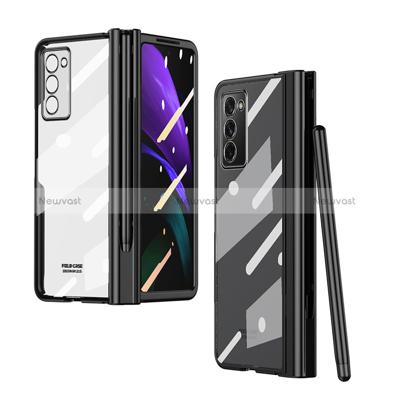 Transparent Crystal Hard Case Back Cover H03 for Samsung Galaxy Z Fold2 5G