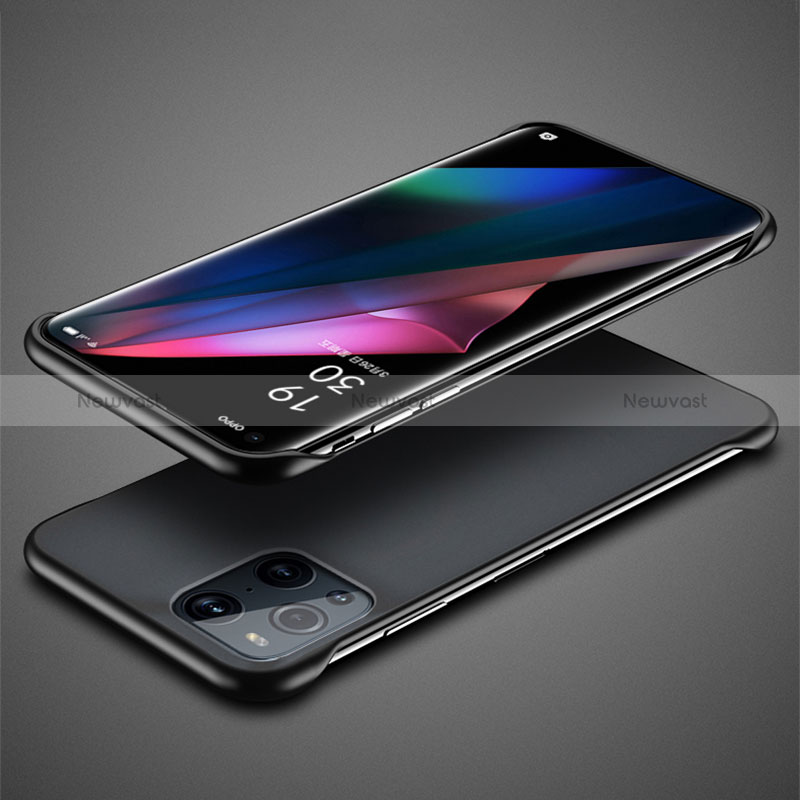 Transparent Crystal Hard Case Back Cover H04 for Oppo Find X3 5G